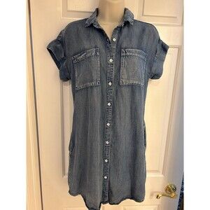 Velvet Heart Denim Dress - XS